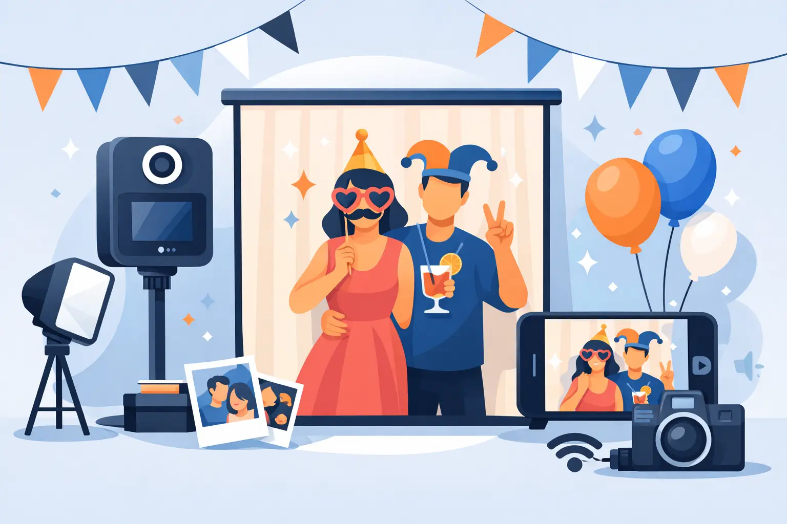 Photobooth Fyn til festen uden teknisk bøvl