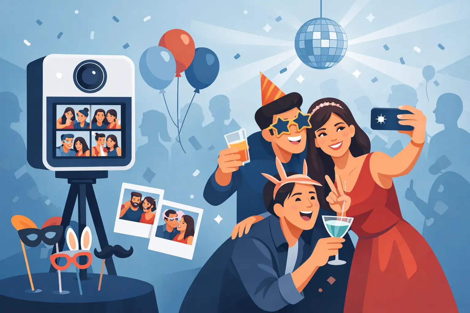 Selfiekamera til fest - sjovere minder