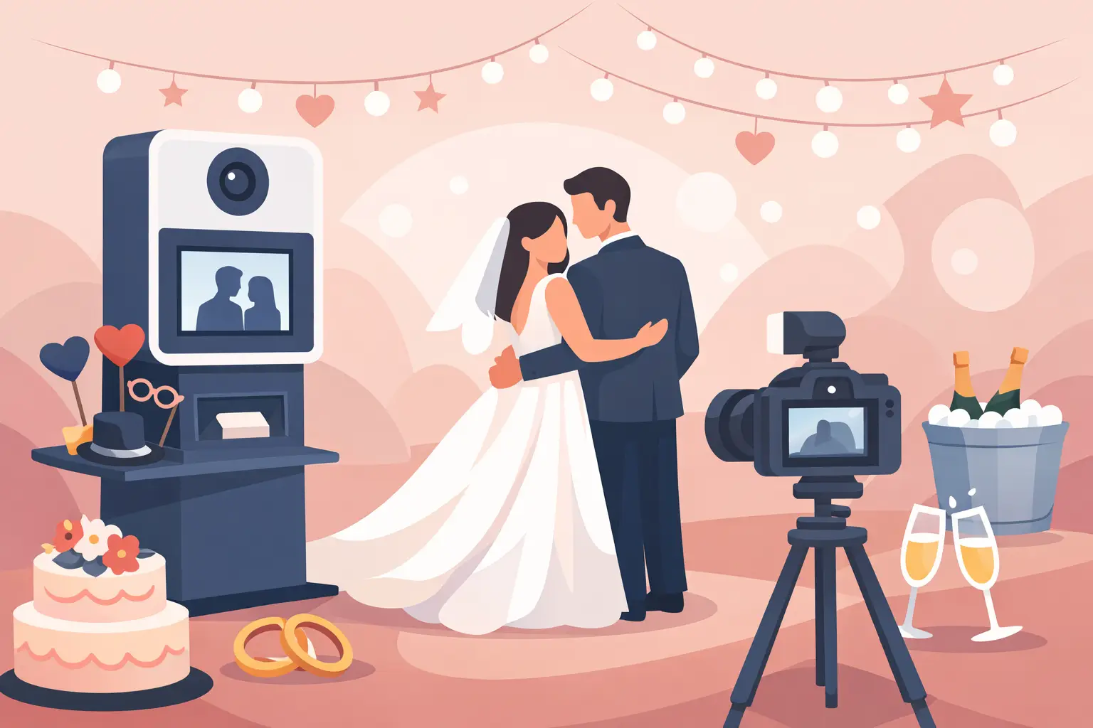 Bedste photobooth til bryllup for jeres fest
