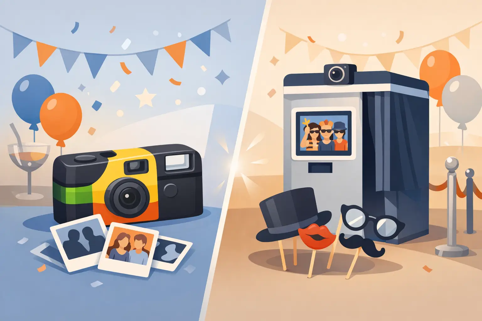 Engangskamera eller photobooth til fest?
