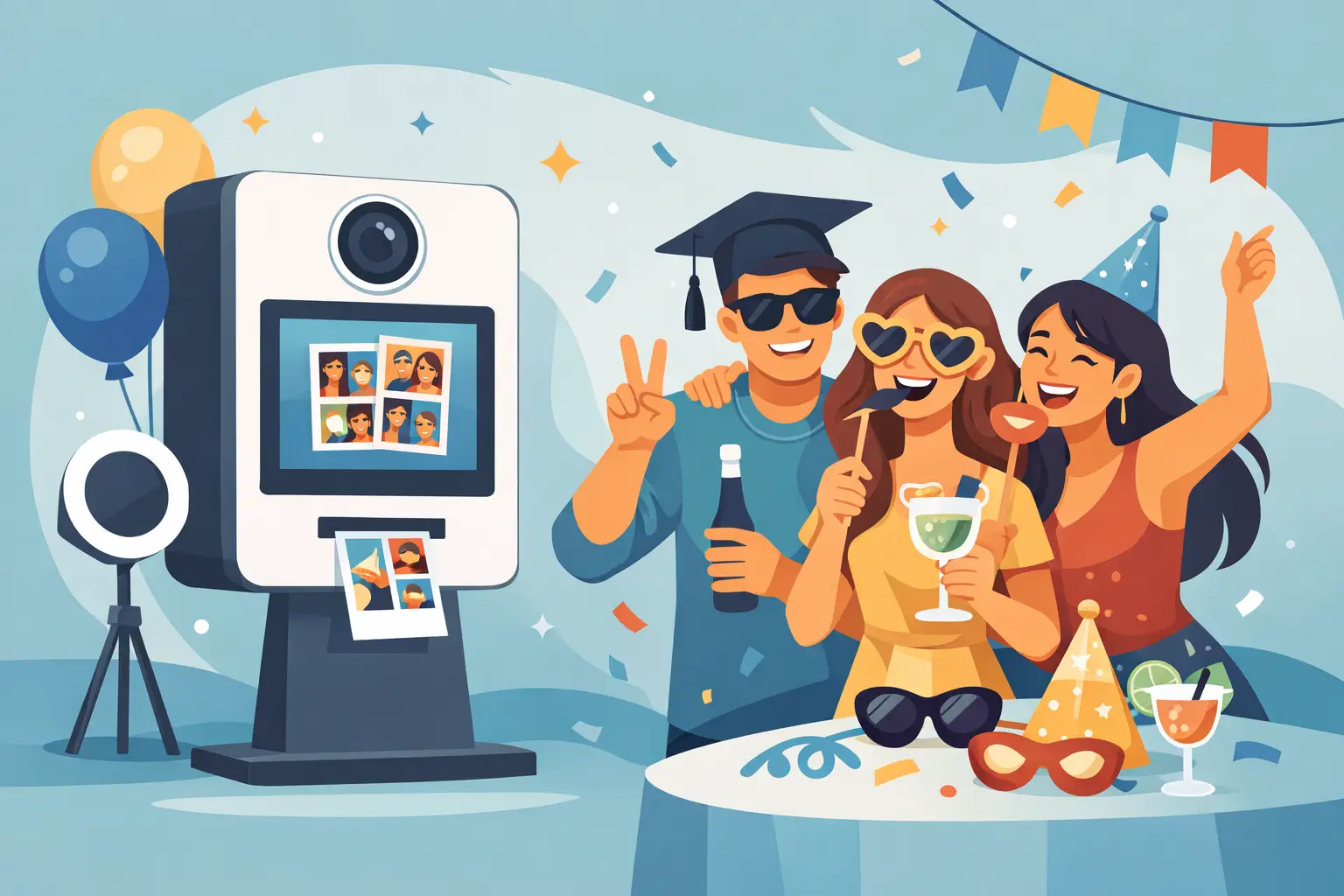Fotoboks til studenterfest udlejning fra 895 kr. Fotoboks til studenterfest udlejning fra 895 kr.