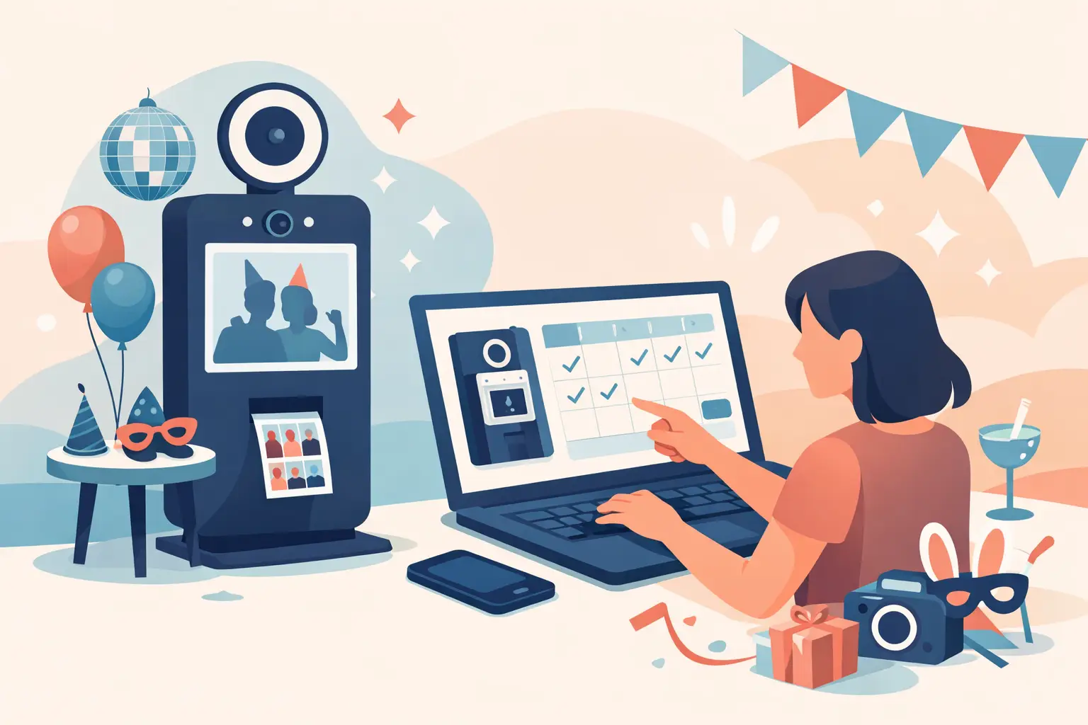 Guide til selfiebox booking før din fest