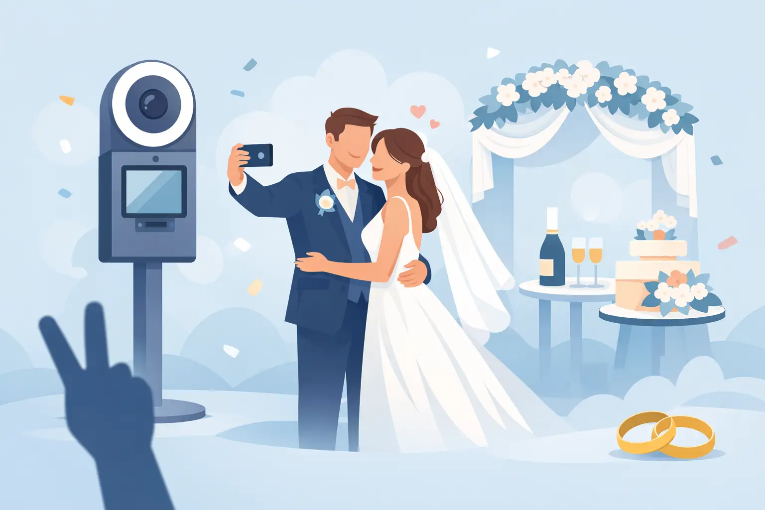 Lej en selfie booth til bryllup uden bøvl Lej en selfie booth til bryllup uden bøvl