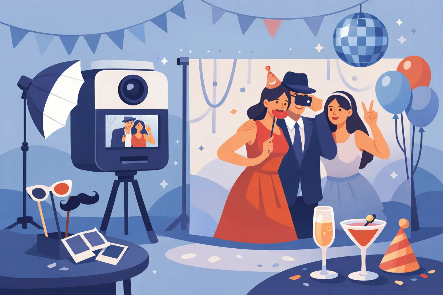 Sådan finder du den bedste photobooth til festen