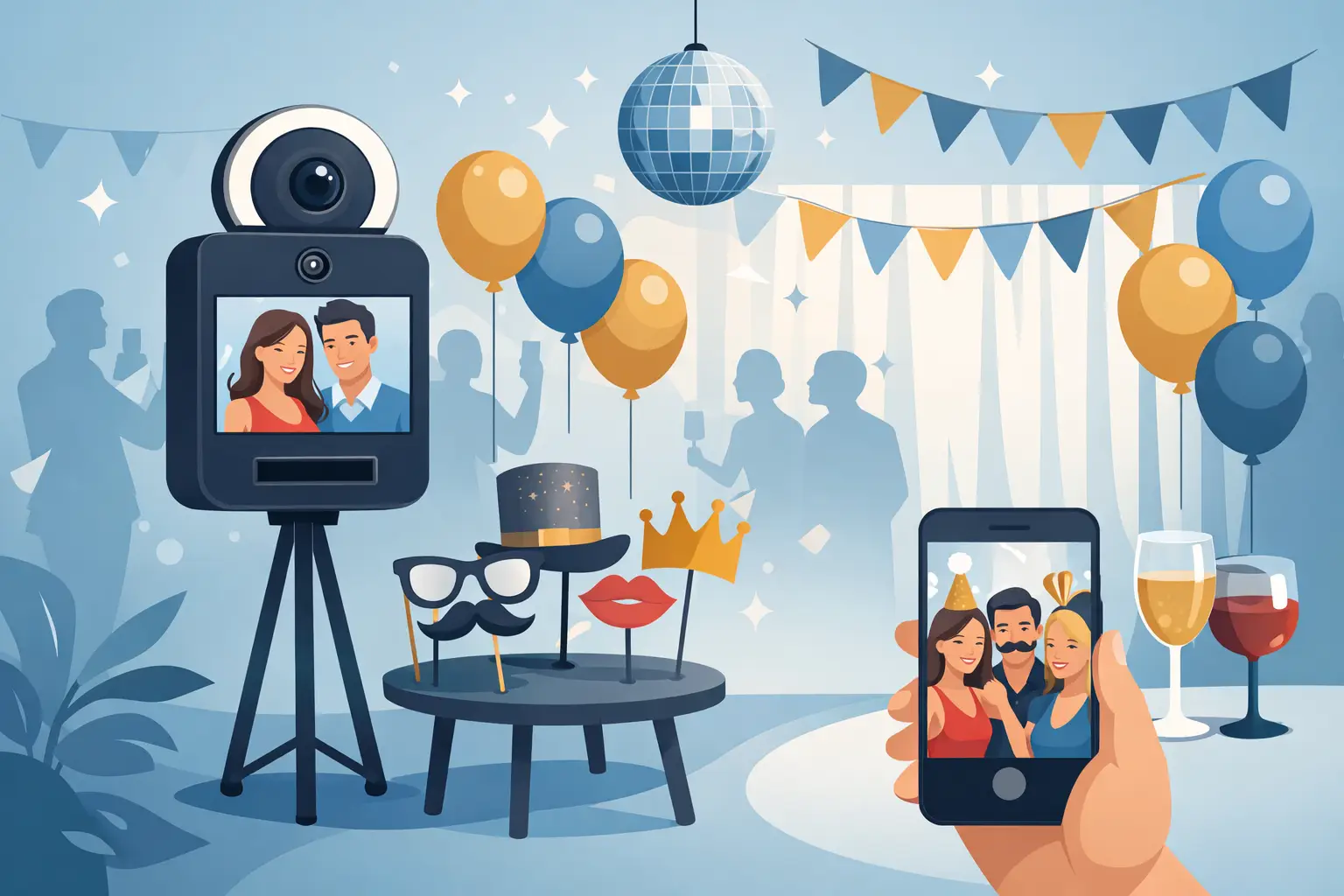 Sådan vælger du selfiebox til den store fest